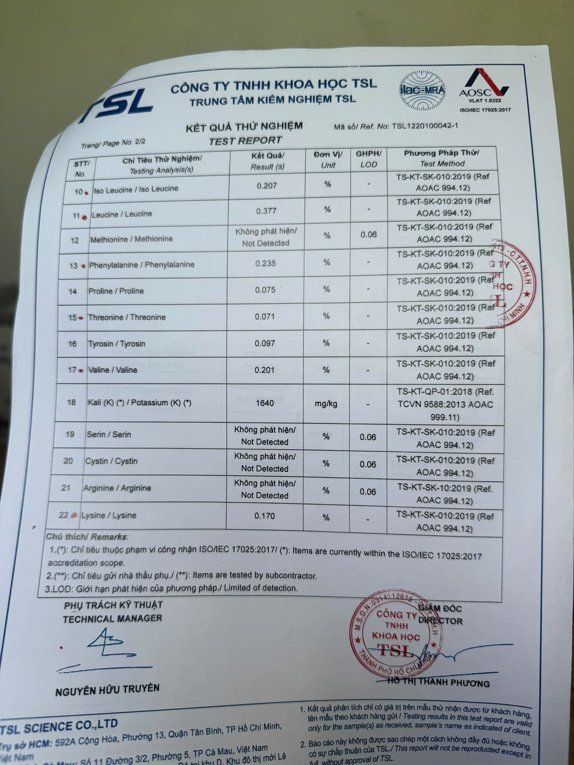 Chứng chỉ kiểm định 10